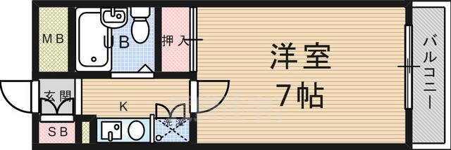 兵庫県尼崎市南武庫之荘３ 武庫之荘駅 1K マンション 賃貸物件詳細