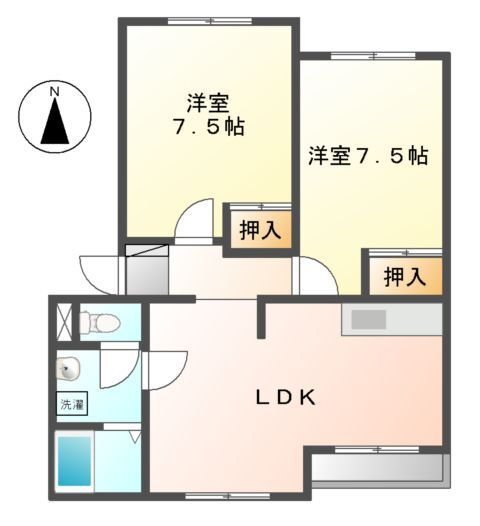 東京都東村山市久米川町３ 東村山駅 2LDK アパート 賃貸物件詳細