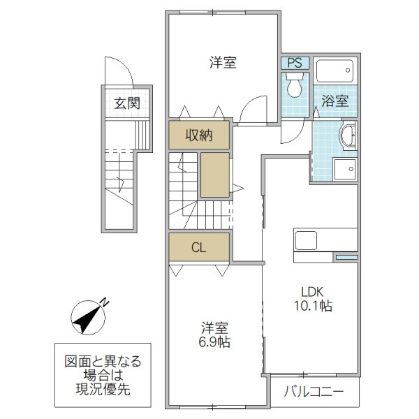 Ｌａｆｏｒｅｔ 2階 2LDK 賃貸物件詳細