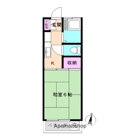 メゾン東大泉 2階 1K 賃貸物件詳細