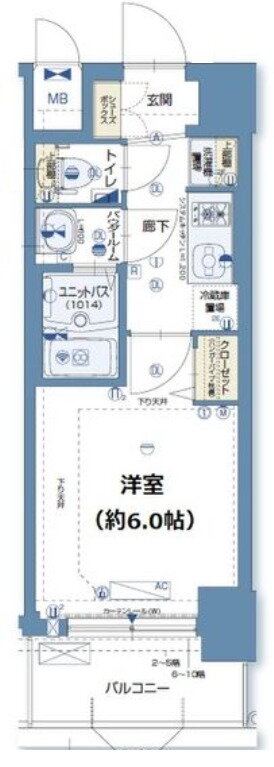 グランカリテ北梅田 9階 1K 賃貸物件詳細