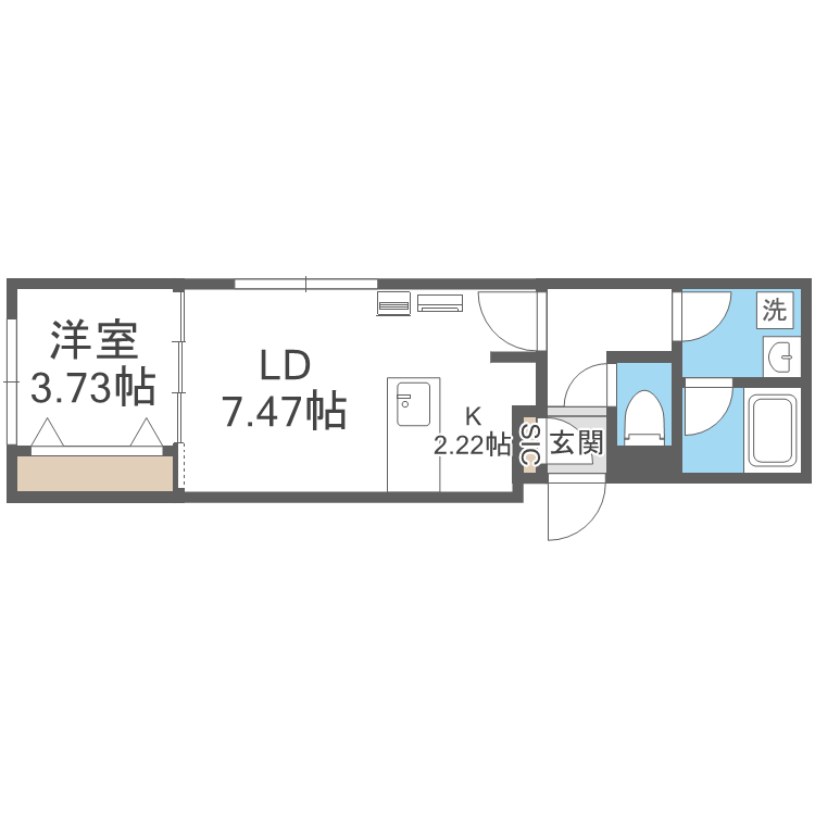 北海道札幌市西区琴似一条５ 琴似駅 1LDK マンション 賃貸物件詳細