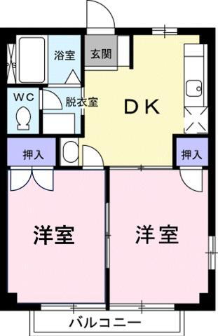 熊本県宇城市松橋町西下郷 松橋駅 2DK アパート 賃貸物件詳細