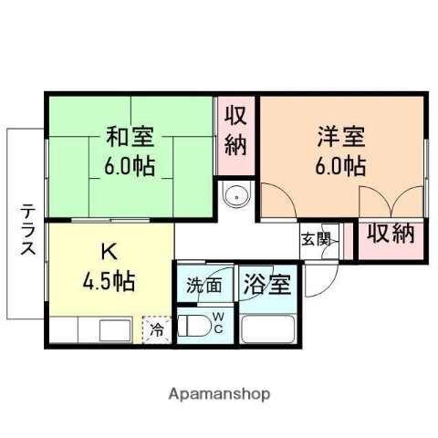 富山県魚津市岡経田 経田駅 2K アパート 賃貸物件詳細