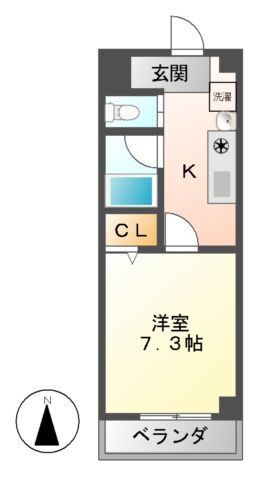 愛知県名古屋市東区泉２ 高岳駅 1K マンション 賃貸物件詳細