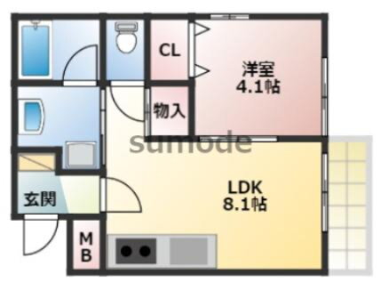 大阪府高槻市昭和台町１ 総持寺駅 1LDK アパート 賃貸物件詳細