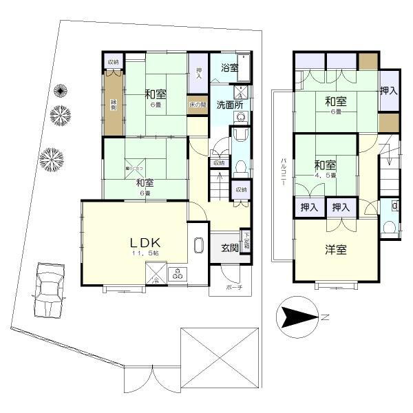 小山戸建 5LDK 賃貸物件詳細