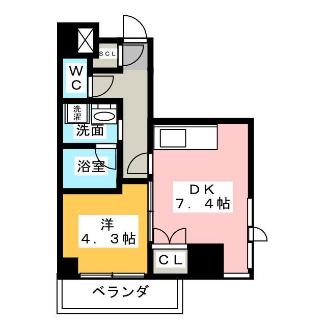 セレニティー東山公園 3階 1DK 賃貸物件詳細