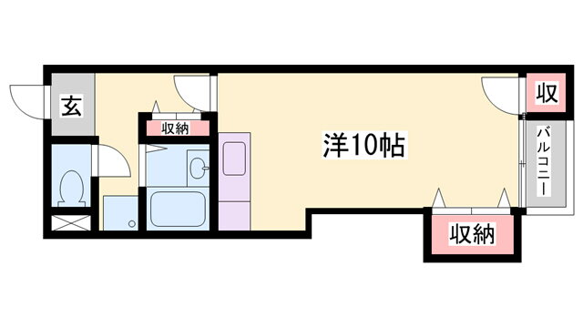 兵庫県姫路市西庄 姫路駅 ワンルーム マンション 賃貸物件詳細