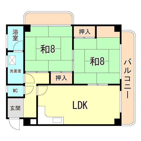 兵庫県神戸市長田区上池田３ 板宿駅 2LDK マンション 賃貸物件詳細