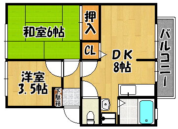 兵庫県神戸市西区北別府３ 明石駅 2DK アパート 賃貸物件詳細