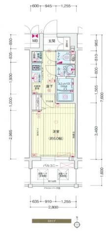 岡山県岡山市北区駅元町 岡山駅 1K マンション 賃貸物件詳細