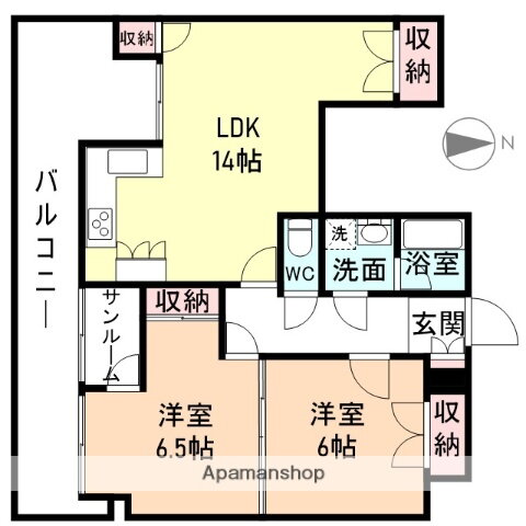 富山県富山市梅沢町１ 上本町駅 2LDK マンション 賃貸物件詳細