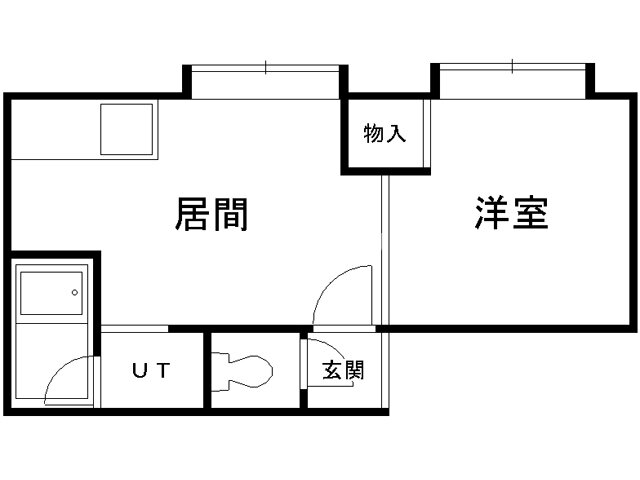北海道札幌市東区北二十八条東１５ 元町駅 1DK アパート 賃貸物件詳細
