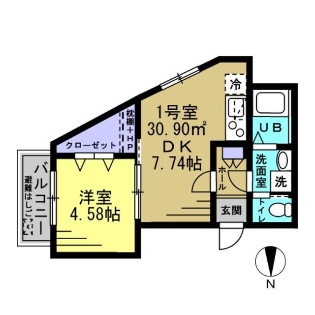 東京都小平市大沼町２ 小平駅 1DK アパート 賃貸物件詳細