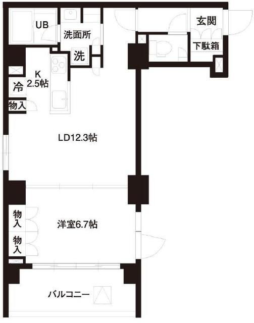 レジディア白金高輪 4階 1LDK 賃貸物件詳細
