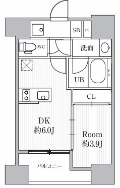 東京都中央区新富１ 東銀座駅 1DK マンション 賃貸物件詳細