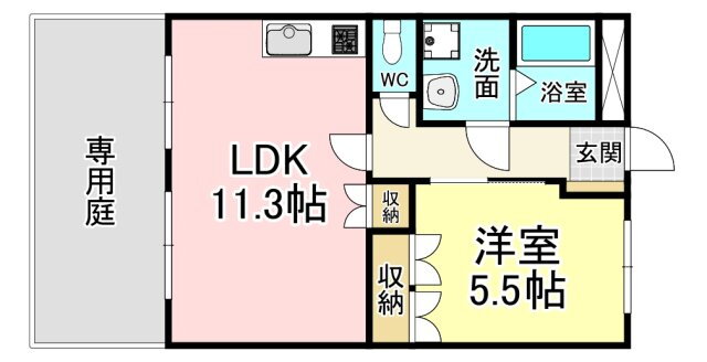 福岡県北九州市若松区和田町 藤ノ木駅 1LDK アパート 賃貸物件詳細