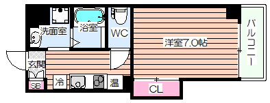 大阪府大阪市福島区鷺洲５ 野田駅 1K マンション 賃貸物件詳細