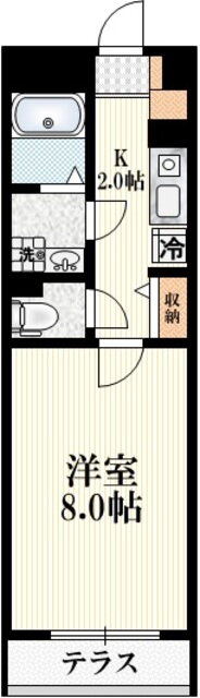 東京都立川市高松町３ 立川駅 1K マンション 賃貸物件詳細