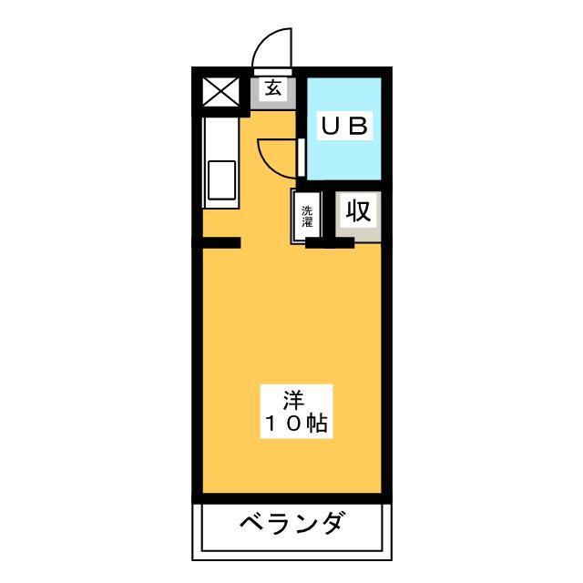 青山コーポＩＩＩ 1階 ワンルーム 賃貸物件詳細