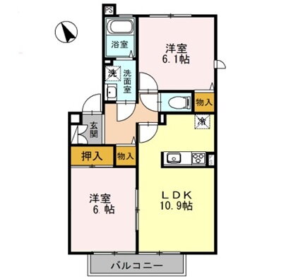 兵庫県姫路市飾東町佐良和 京口駅 2LDK アパート 賃貸物件詳細