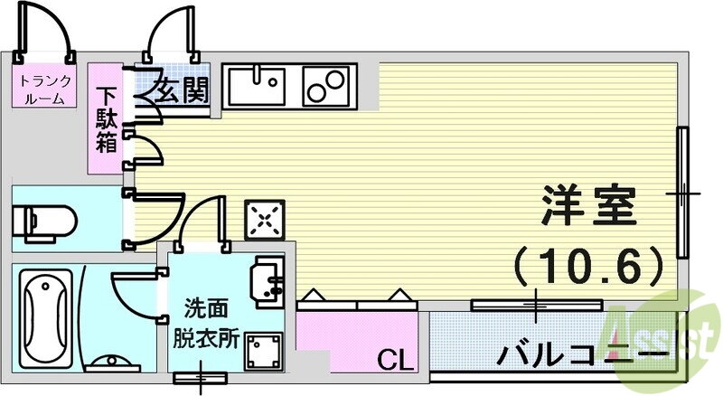 兵庫県神戸市長田区梅ヶ香町１ 兵庫駅 ワンルーム アパート 賃貸物件詳細
