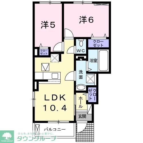 東京都八王子市楢原町 西八王子駅 2LDK アパート 賃貸物件詳細