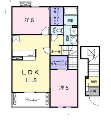 愛媛県今治市波方町樋口 波方駅 2LDK アパート 賃貸物件詳細