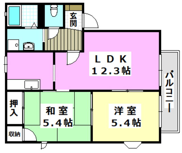 大阪府茨木市小柳町 沢良宜駅 2LDK アパート 賃貸物件詳細