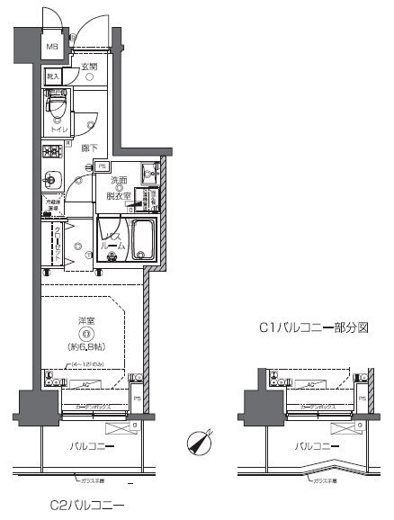 東京都千代田区東神田１ 馬喰町駅 1K マンション 賃貸物件詳細