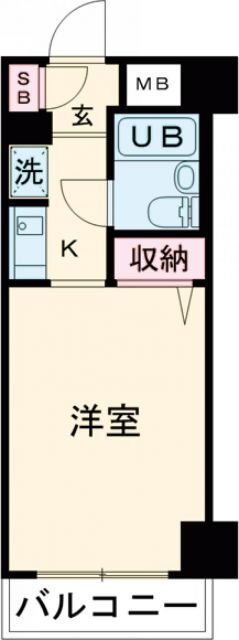東京都杉並区方南１ 笹塚駅 1K マンション 賃貸物件詳細