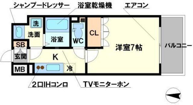 大阪府箕面市小野原西６ 北千里駅 1K マンション 賃貸物件詳細