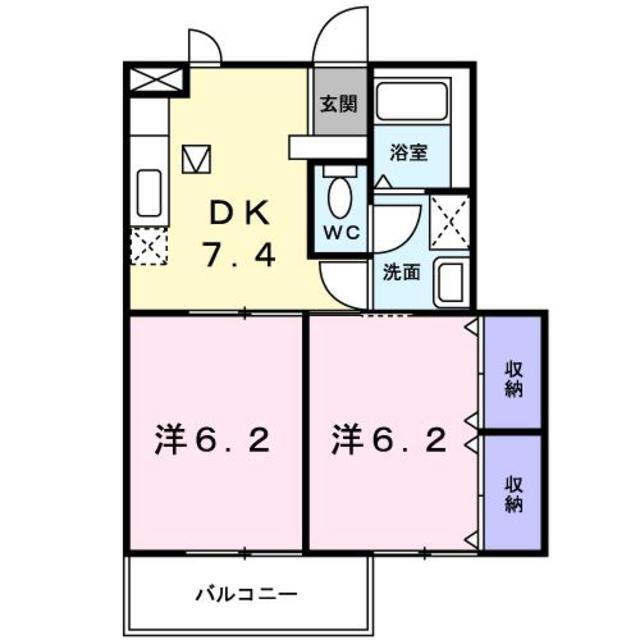 静岡県御殿場市保土沢 御殿場駅 2DK アパート 賃貸物件詳細