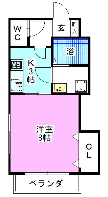 サープラス 1階 1K 賃貸物件詳細