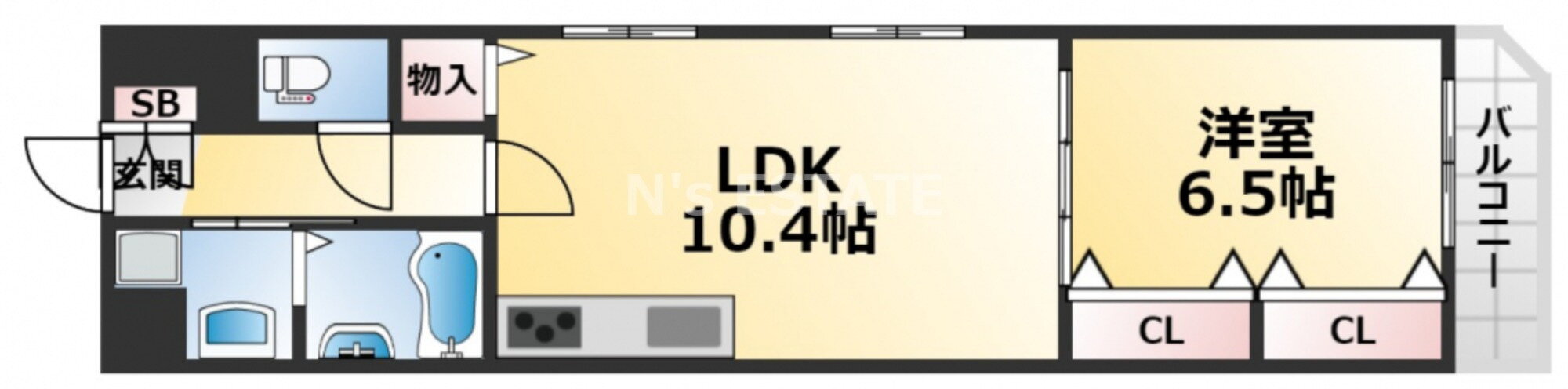 兵庫県神戸市長田区二葉町７ 駒ヶ林駅 1LDK マンション 賃貸物件詳細