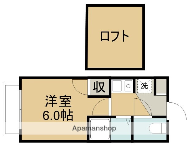 宮城県仙台市若林区六十人町 河原町駅 1K アパート 賃貸物件詳細