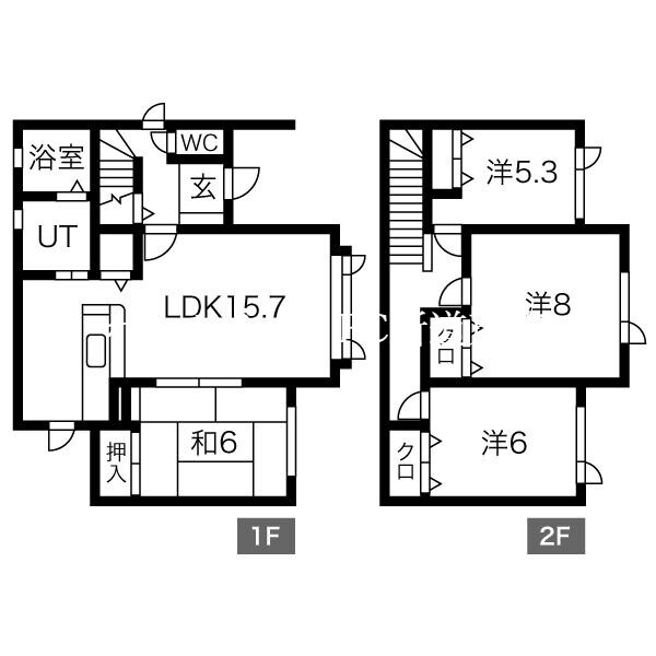 北海道札幌市北区屯田六条２ 麻生駅 4LDK 一戸建て 賃貸物件詳細