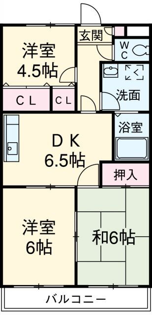 神奈川県横浜市鶴見区東寺尾３ 鶴見駅 3DK マンション 賃貸物件詳細