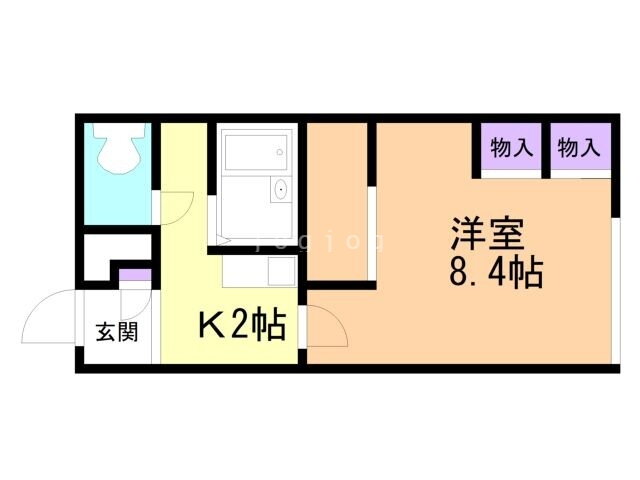 北海道函館市時任町 1K アパート 賃貸物件詳細