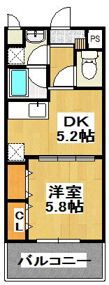 カーサ恵風 3階 1DK 賃貸物件詳細