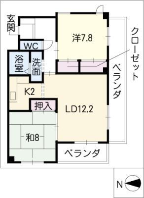 愛知県名古屋市千種区唐山町１ 東山公園駅 2LDK マンション 賃貸物件詳細