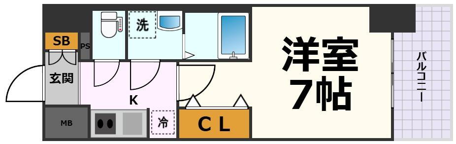 愛知県名古屋市中川区八熊３ 尾頭橋駅 1K マンション 賃貸物件詳細