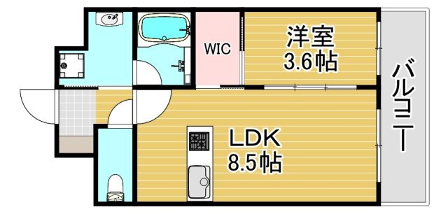 リヴェント福島 2階 1LDK 賃貸物件詳細