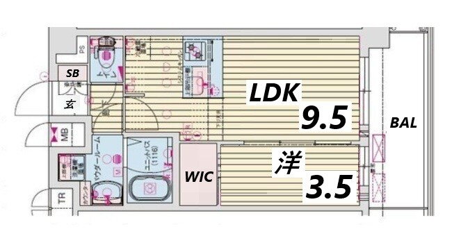 兵庫県尼崎市西本町２ 尼崎駅 1LDK マンション 賃貸物件詳細