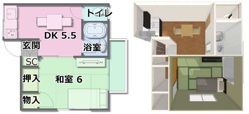 大阪府豊中市庄本町１ 庄内駅 1DK アパート 賃貸物件詳細