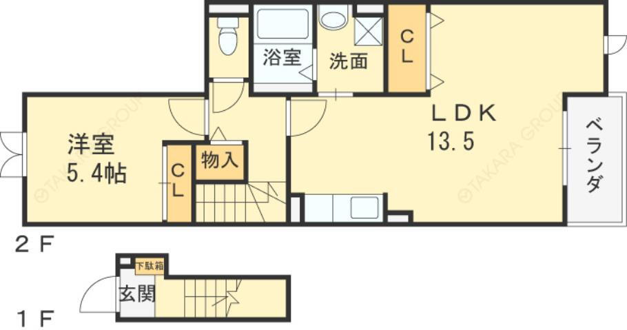 大阪府門真市三ツ島４ 門真南駅 1LDK アパート 賃貸物件詳細