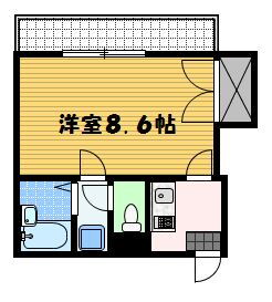 マンションハウスＡＤＤＩＩＩ 2階 1K 賃貸物件詳細