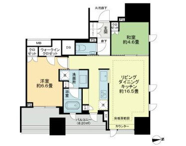 東京都千代田区内神田１ 大手町駅 2LDK マンション 賃貸物件詳細
