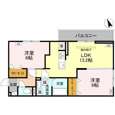 石川県加賀市山代温泉 加賀温泉駅 2LDK アパート 賃貸物件詳細